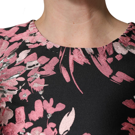 Dolce & Gabbana Multicolor Floral Brocade A-line Mini Dress
