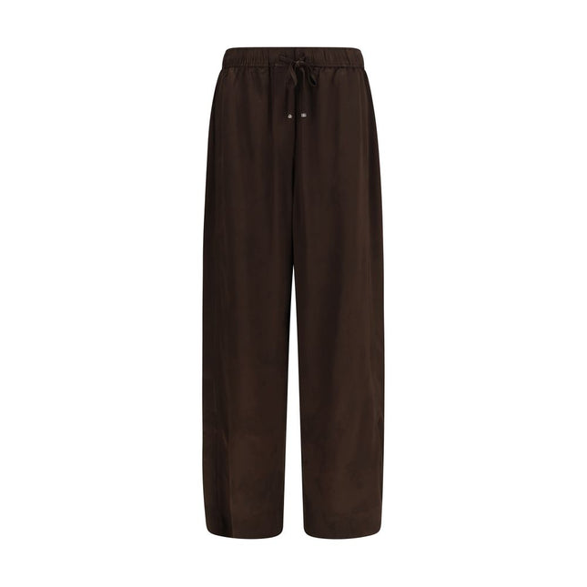 Ganni Brown Acetate Casual Pants