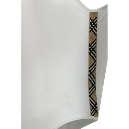 Burberry White Polyamide One-Piece Swimsuit