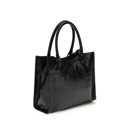 Balenciaga Black Lamb Ovis Aries Aries Shoulder Bag
