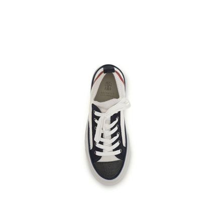 Brunello Cucinelli Multicolor Cotton Low Top Sneakers