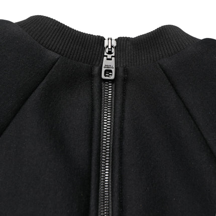 Philosophy Black Cropped ZipperBack Sweatshirt Sweater