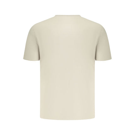 Hugo Boss Beige Cotton Men T-Shirt