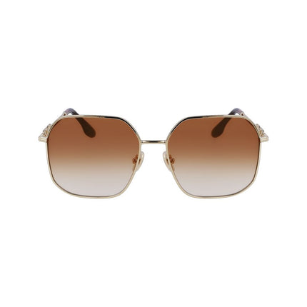 Victoria Beckham Gold Metal Sunglasses