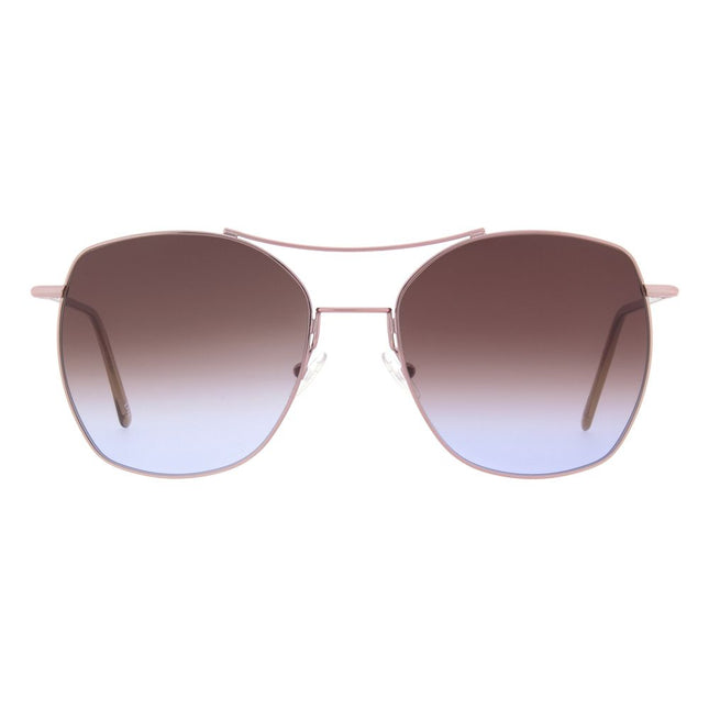 Andy Wolf Rose Gold Metal Sunglasses