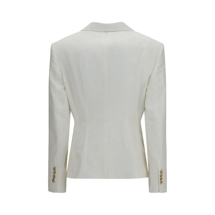 Dolce & Gabbana White Cotton Blazer