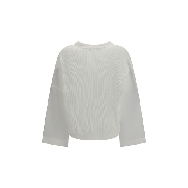 Brunello Cucinelli White Cotton Cardigan