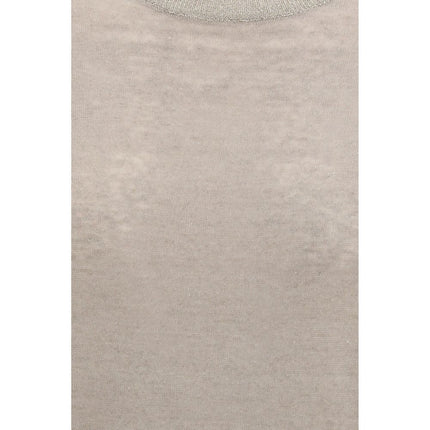 Brunello Cucinelli Beige Linen T-Shirt