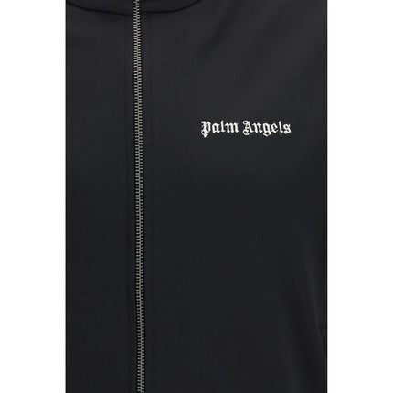 Palm Angels Black Polyester Shell Jacket