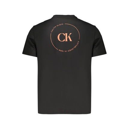 Calvin Klein Black Cotton Men's T-Shirt
