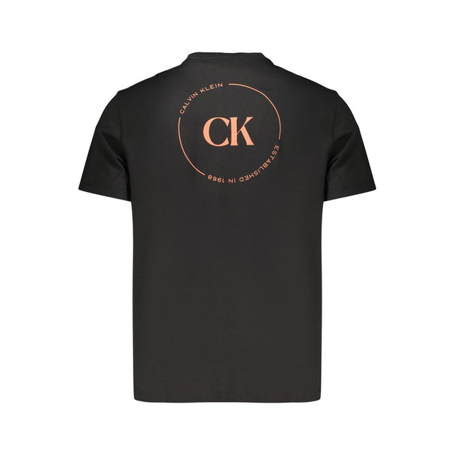 Calvin Klein Black Cotton Men's T-Shirt