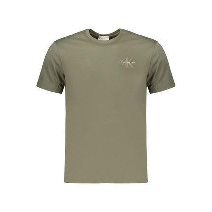 Calvin Klein Green Cotton Men's T-Shirt
