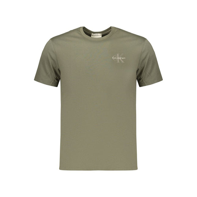 Calvin Klein Green Cotton Men's T-Shirt