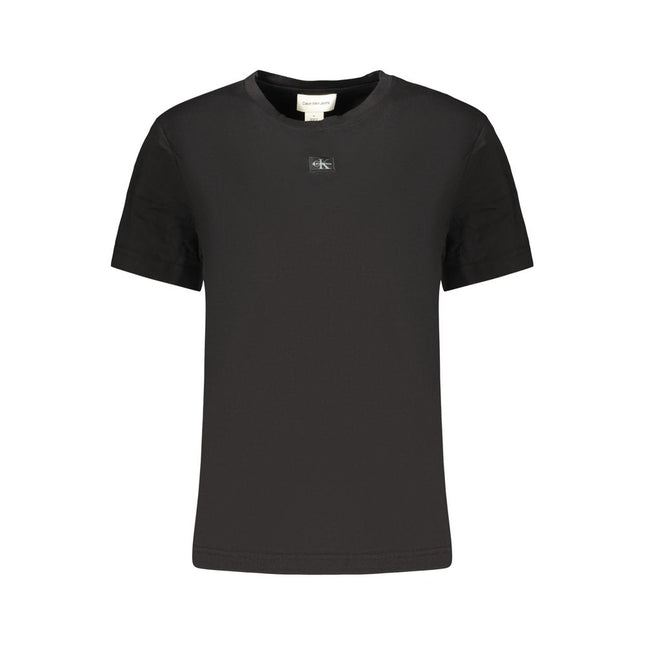 Calvin Klein Black Cotton Womens T-Shirt