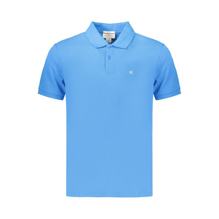 Calvin Klein Azzurro Cotton Men's Polo