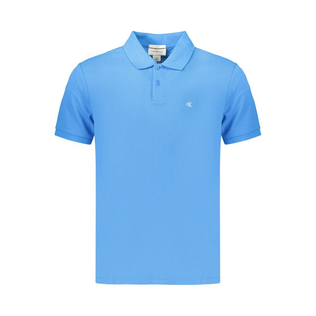 Calvin Klein Azzurro Cotton Men's Polo