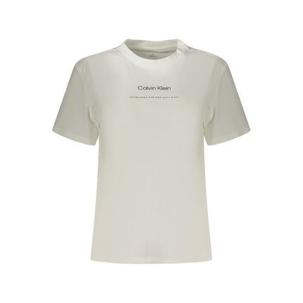 Calvin Klein White Cotton Women T-Shirt