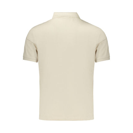 Calvin Klein Beige Cotton Mens Polo Shirt