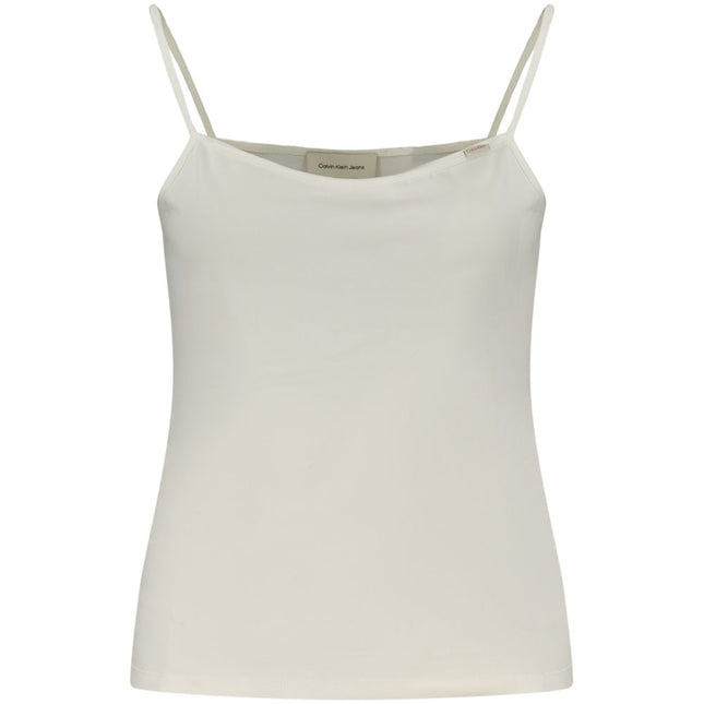 Calvin Klein White Cotton Womens Tank