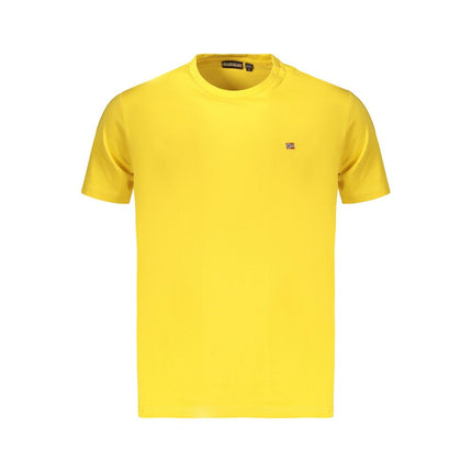 Napapijri Giallo Cotton Men's T-Shirt