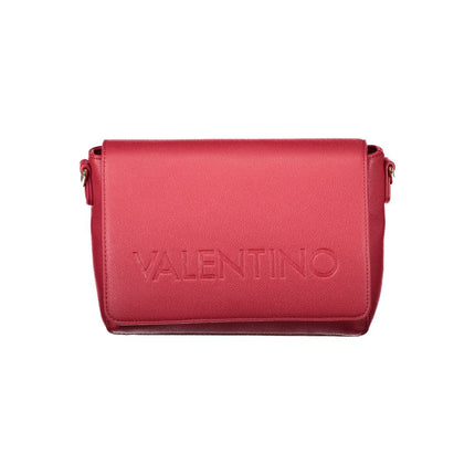 Mario Valentino Rosso Poliuretano Donna Bag With Adjustable And Removable Strap