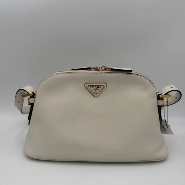 Prada Bauletto BOWLING in Leather Handbag