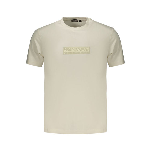 Napapijri White Cotton Men's T-Shirt