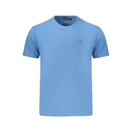 Napapijri Azzurro Cotton Mens TShirt