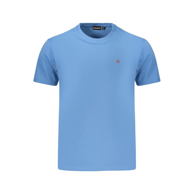 Napapijri Azzurro Cotton Mens TShirt