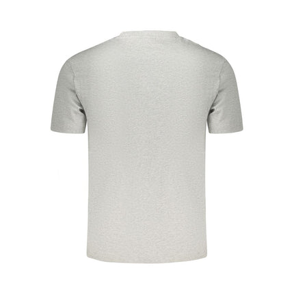 Napapijri Gray Cotton Men's T-Shirt