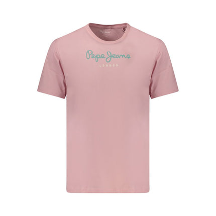 Pepe Jeans Pink Cotton Men's T-Shirt