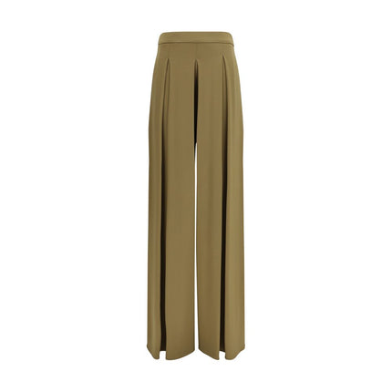 Max Mara Pure Bicolor Viscose Casual Pants
