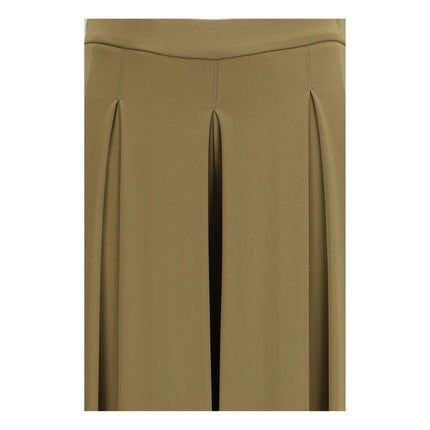 Max Mara Pure Bicolor Viscose Casual Pants