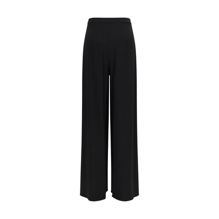 Max Mara Pure Black Viscose Casual Pants