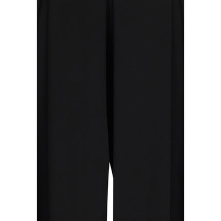 Max Mara Pure Black Viscose Casual Pants