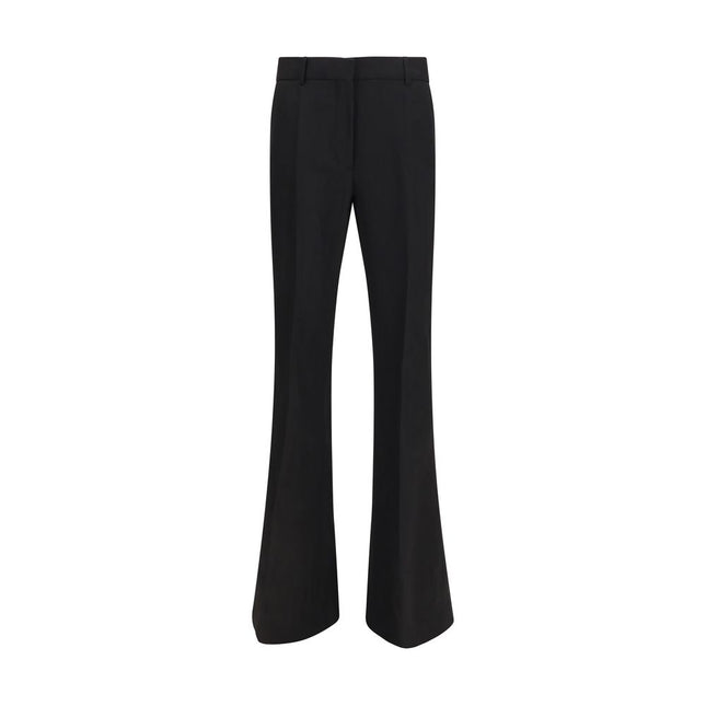 Max Mara Black Viscose Flared Pants