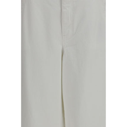 Brunello Cucinelli White Cotton Casual Pants
