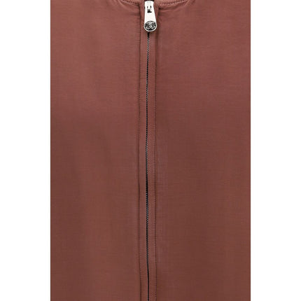 Versace Bordeaux Silk Bomber