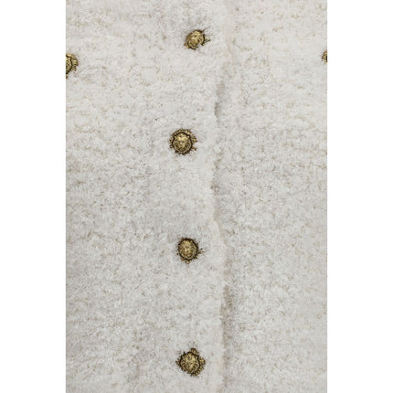 Balmain White Polyamide Cardigan