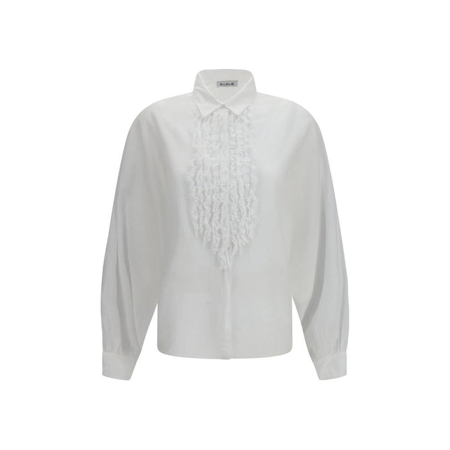 SOSUE White Cotton Blouse