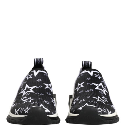 Dolce & Gabbana Black Stars Logo SORRENTO Sneakers Shoes