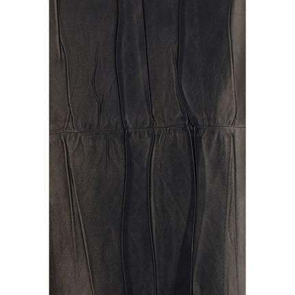 Ermanno Scervino Black Lamb Ovis Aries Aries Midi Skirt