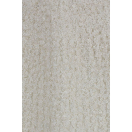 Balmain White Viscose Mini Skirt