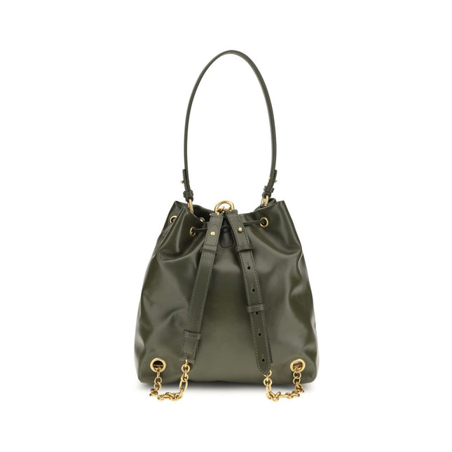Balmain Bicolor Calf Leather Bos Taurus Backpack