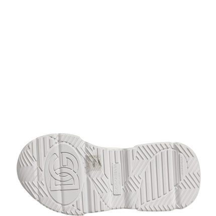 Dolce & Gabbana White Leather Daymaster Low Top Sneakers Shoes
