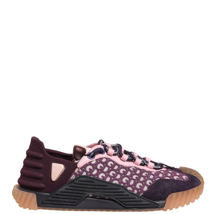 Dolce & Gabbana Multicolor Logo Low Top NS1 Sneakers Shoes