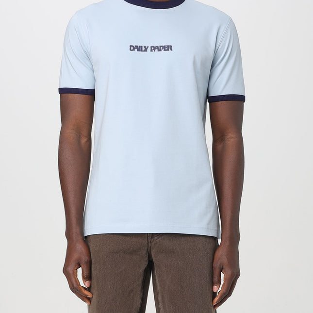 Daily Paper Blue Cotton T-Shirt