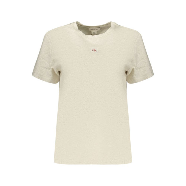 Calvin Klein Gray Cotton Women's T-Shirt
