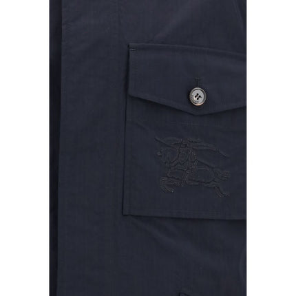 Burberry Blue Polyamide Coat