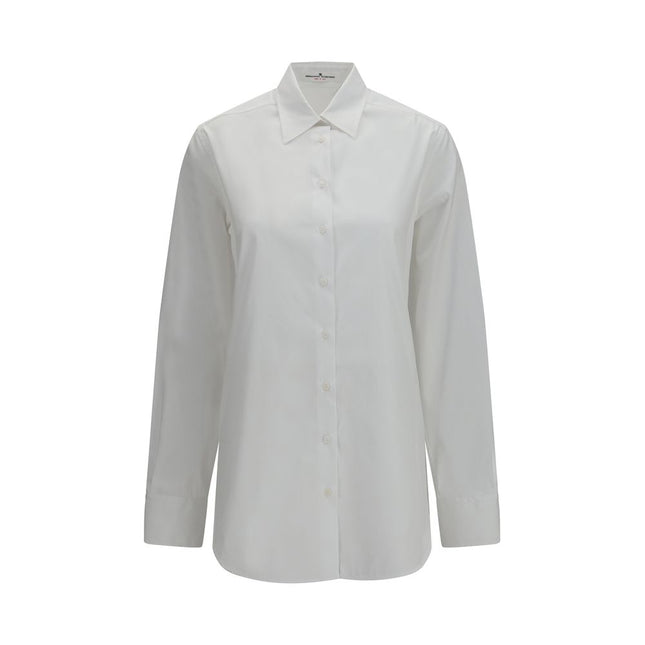 Ermanno Scervino White Cotton Dress Shirt